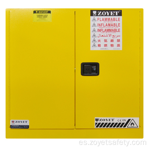 ZOYET Gabinete de almacenamiento de seguridad para líquidos inflamables de 30 galones
